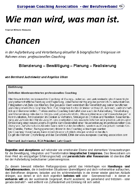 Wie man wird, was man ist