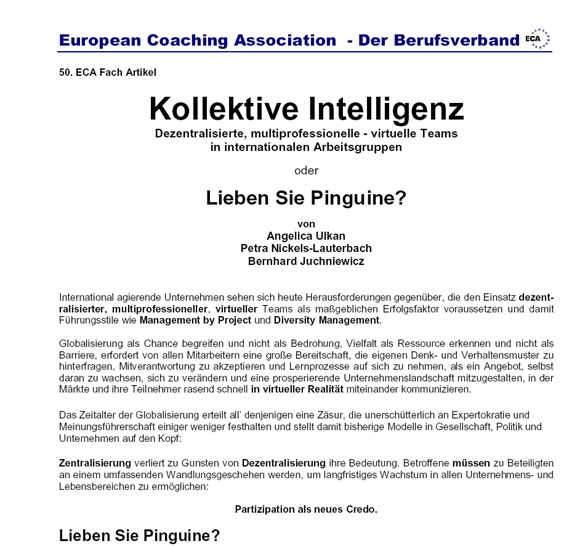 Kollektive Intelligenz